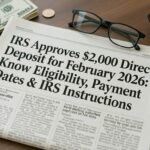 IRS Approves $2,000 Direct Deposit for February 2026