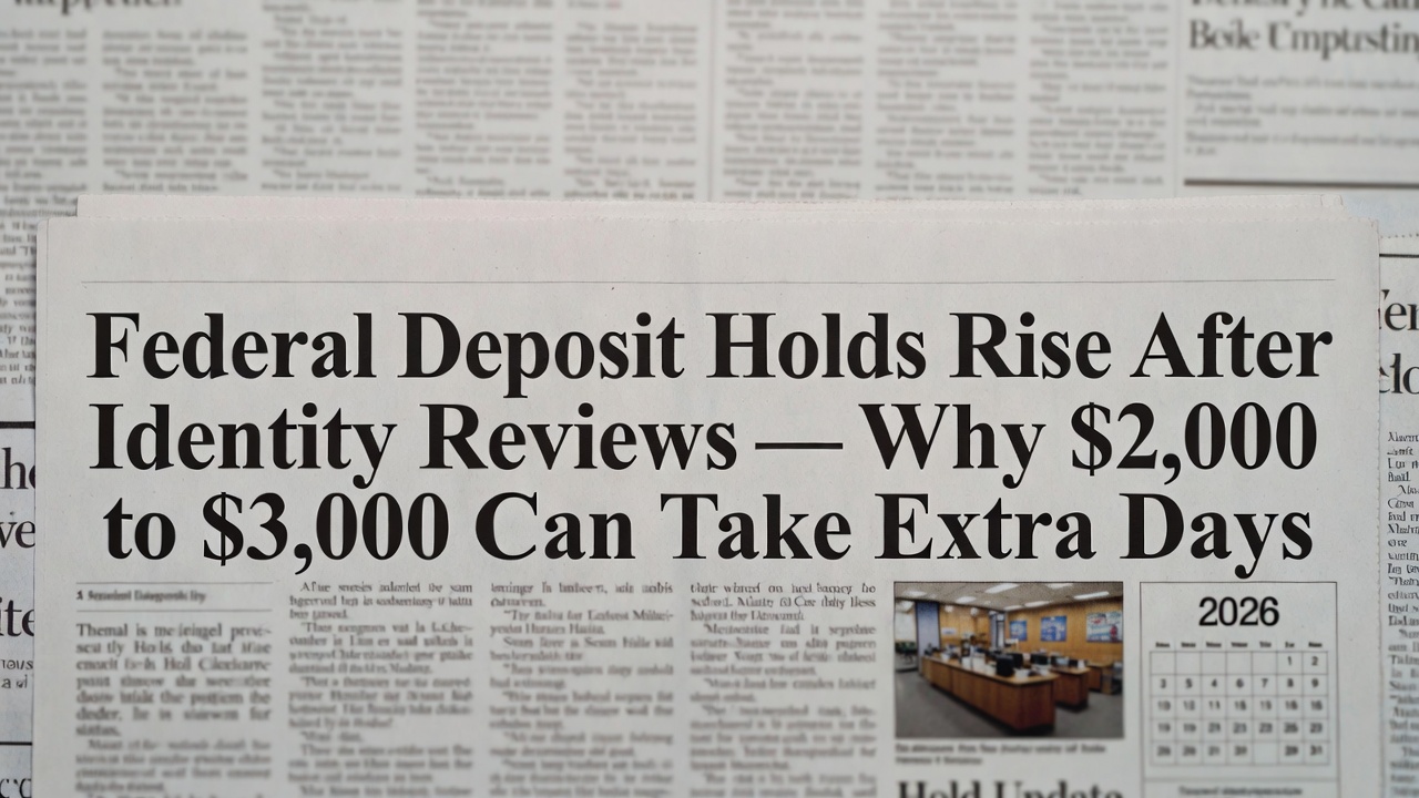 Federal Deposit Holds in 2026